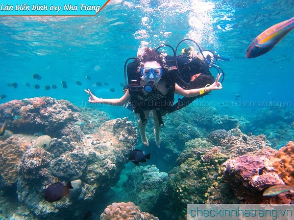Lặn biển Nha Trang bằng bình oxy